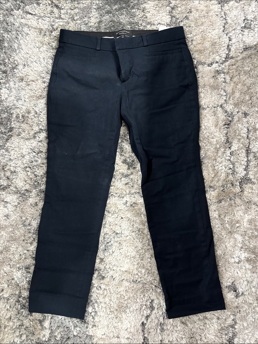 Black Straight Leg Dress Pants